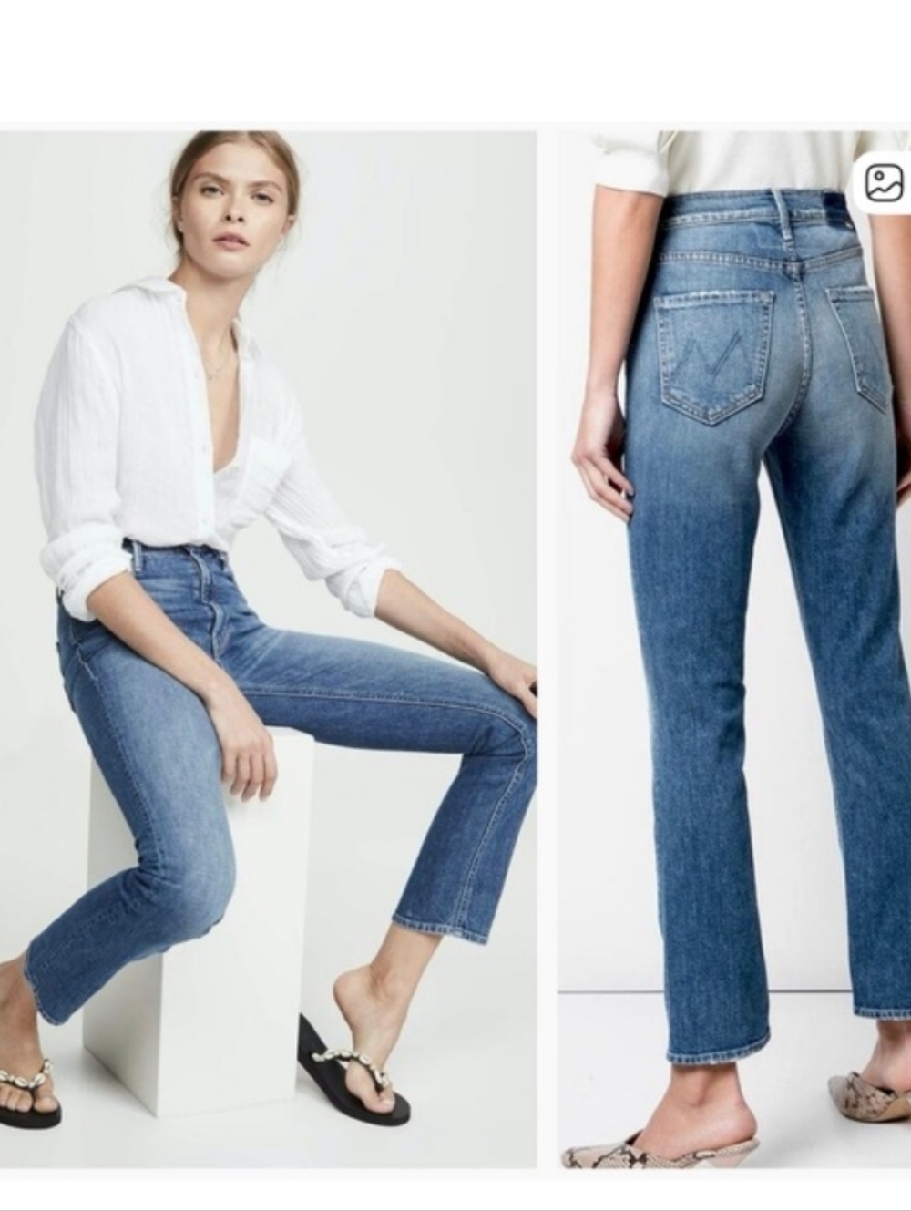 MOTHER The Dazzler Jeans in Cowboys Don't Cry Wash - 28